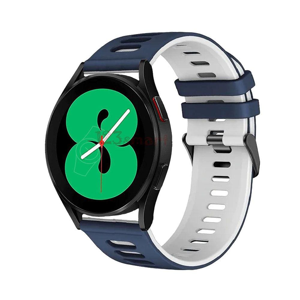 Pulseira Silicone Esportiva p/ Galaxy Watch 4 - Azul Marinho