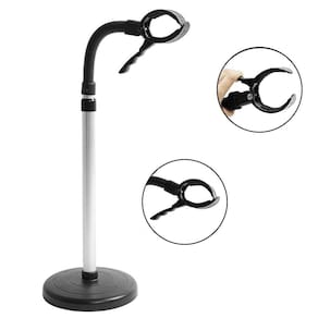 Suporte Secador de Cabelo Regulavel Chao Regulavel Cabeleireiro Salao Petshop Ajustavel Flexível