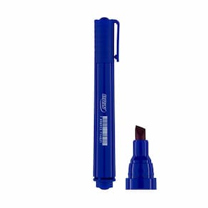 Pincel Atômico Marcador Permanente Azul chanfrada BRW 01un
