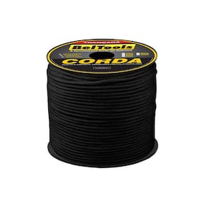 Corda Seda Preta Carretel 6mm 150 metros Beltools