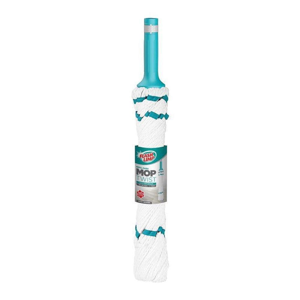 Refil Mop Twist Esfregão Microfibra Rodo Retratil Flash Limp