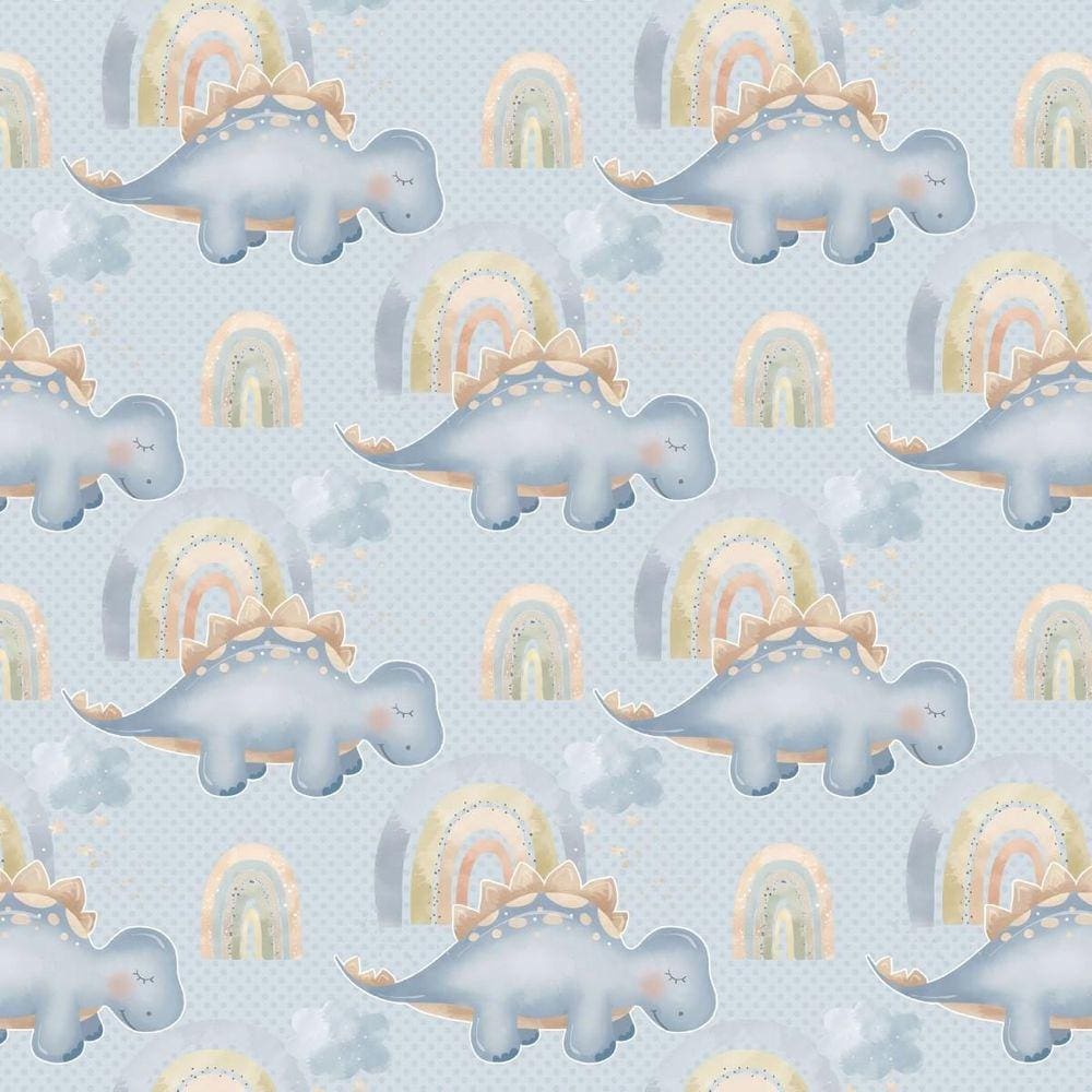 Papel de Parede Infantil Dinossauro Baby 2 2,70x0,57m