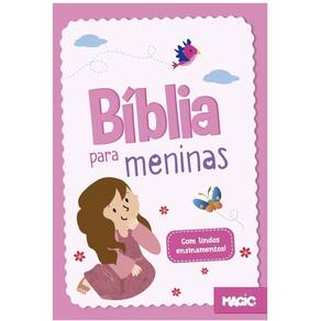 Livro Infantil Ilustrado Bíblia A Meninas 128 Páginas
