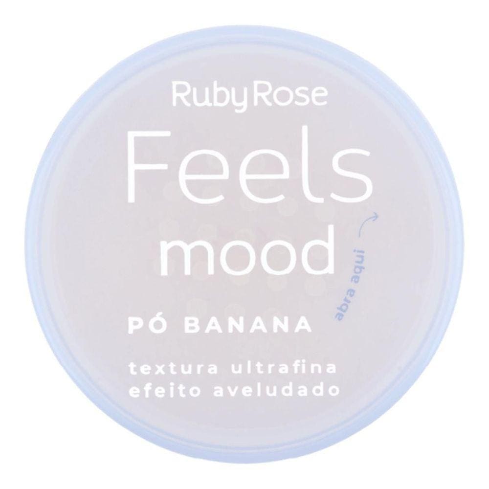 Pó Banana Ruby Rose Feels Mood Efeito Aveludado Ultrafino