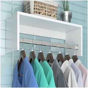 Conjunto 2 Cabideiros De Parede Para Organização Bancada