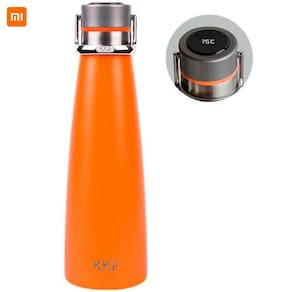 Garrafa Squeeze Xiaomi S-U47WS-E 475ml Inox Com Display Branco