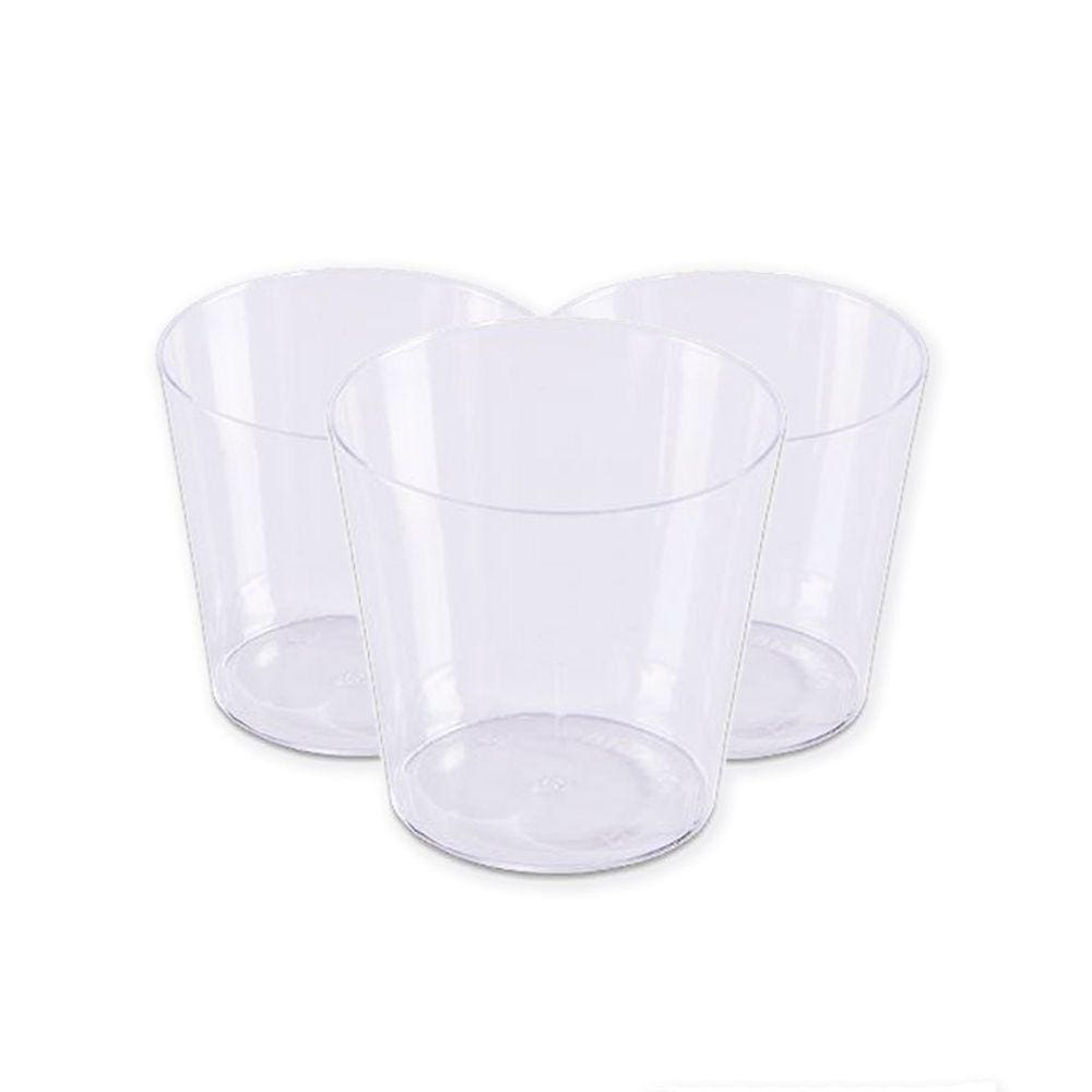 Copinho para Doces Acrílico Transparente 25ml - 10 Unidades