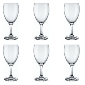 Jogo Taça Vinho Tinto Seco Água Vidro Nadir 300ml - Kit 6 Un