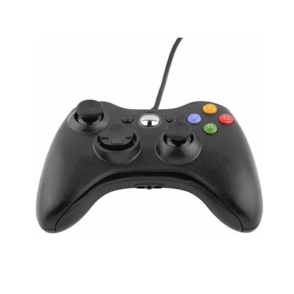 Controle Video Game Xbox 360 Com Fio Joystick Xbox360 E Pc