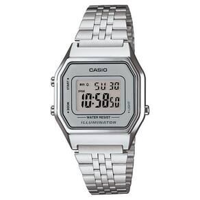 Relógio Unissex Casio Vintage La680Wa-7Df Prata Digital