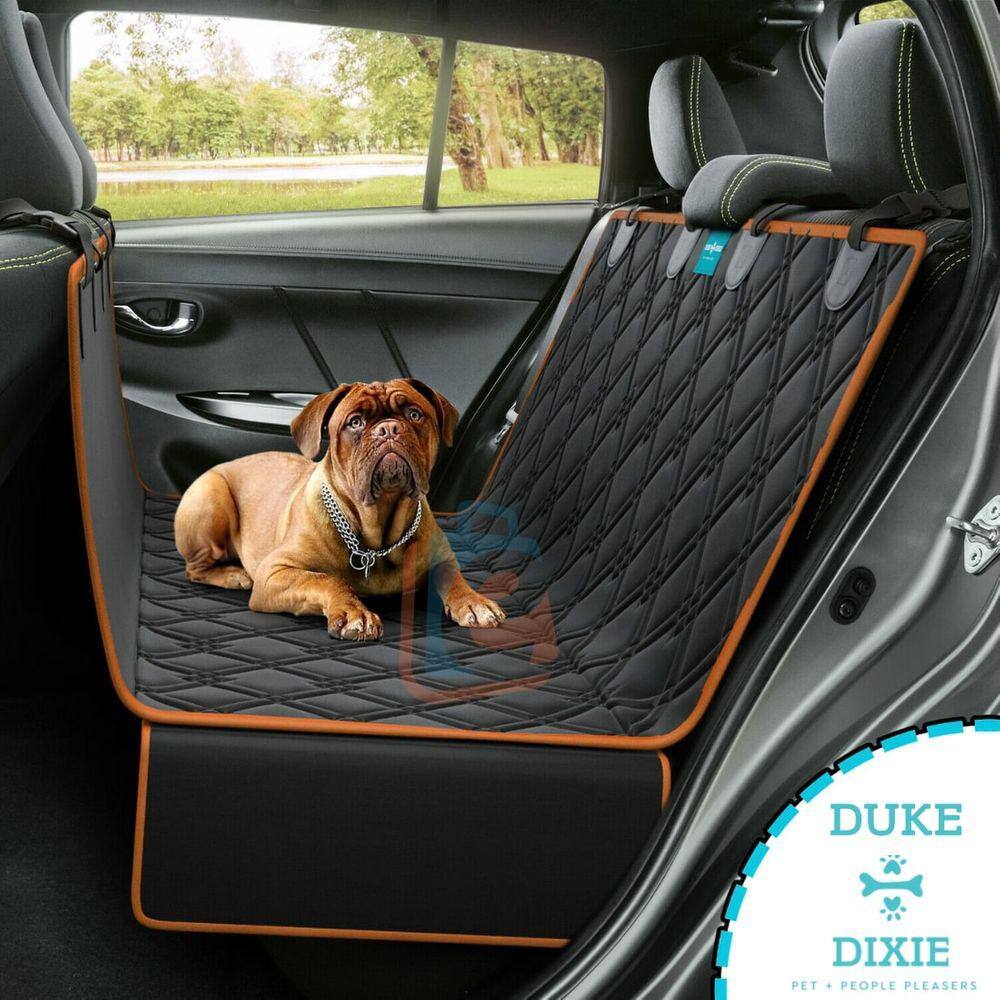 Capa Pet Protetora de Banco Traseiro Carro Impermeavel Duke & Dixie Laranja