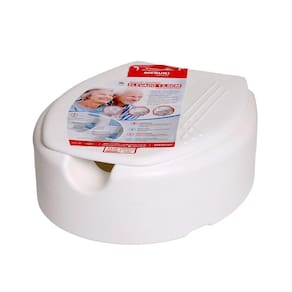 Assento Vaso Elevado 13,5Cm C Tampa Idosos E Deficiente