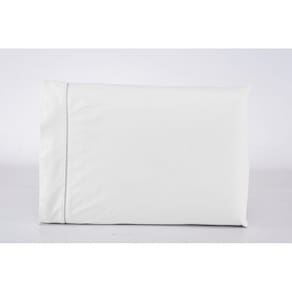 Kit 2 Fronhas Avulsas 100% Algodão 400 Fios Branca