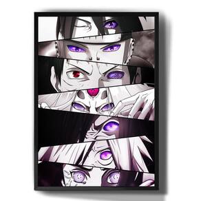 Quadro Decorativo Poster Naruto Uzumaki Desenho Game 2 em Promoção