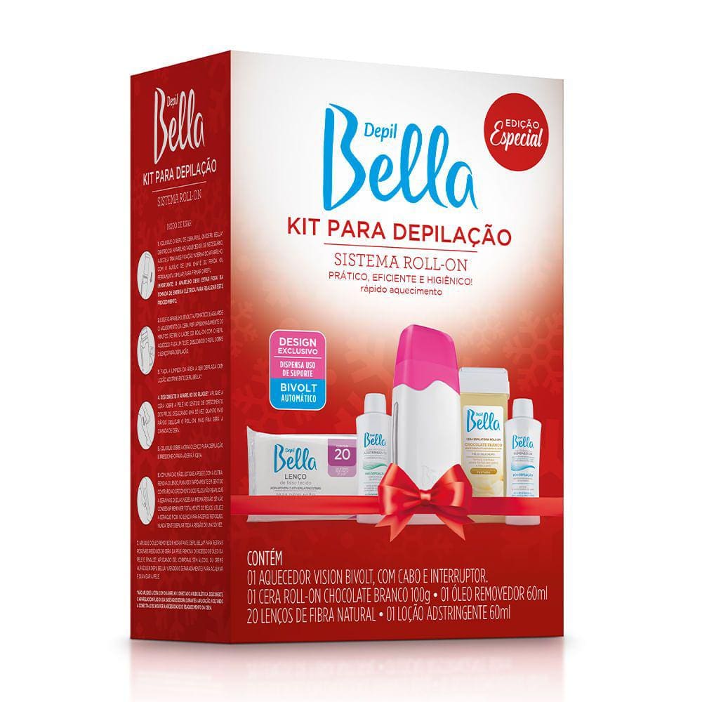 Kit Para Depilação Roll-on  Depil Bella