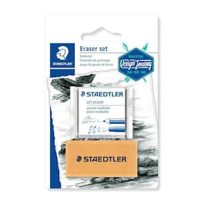 Kit Borracha Técnica Staedtler C/2