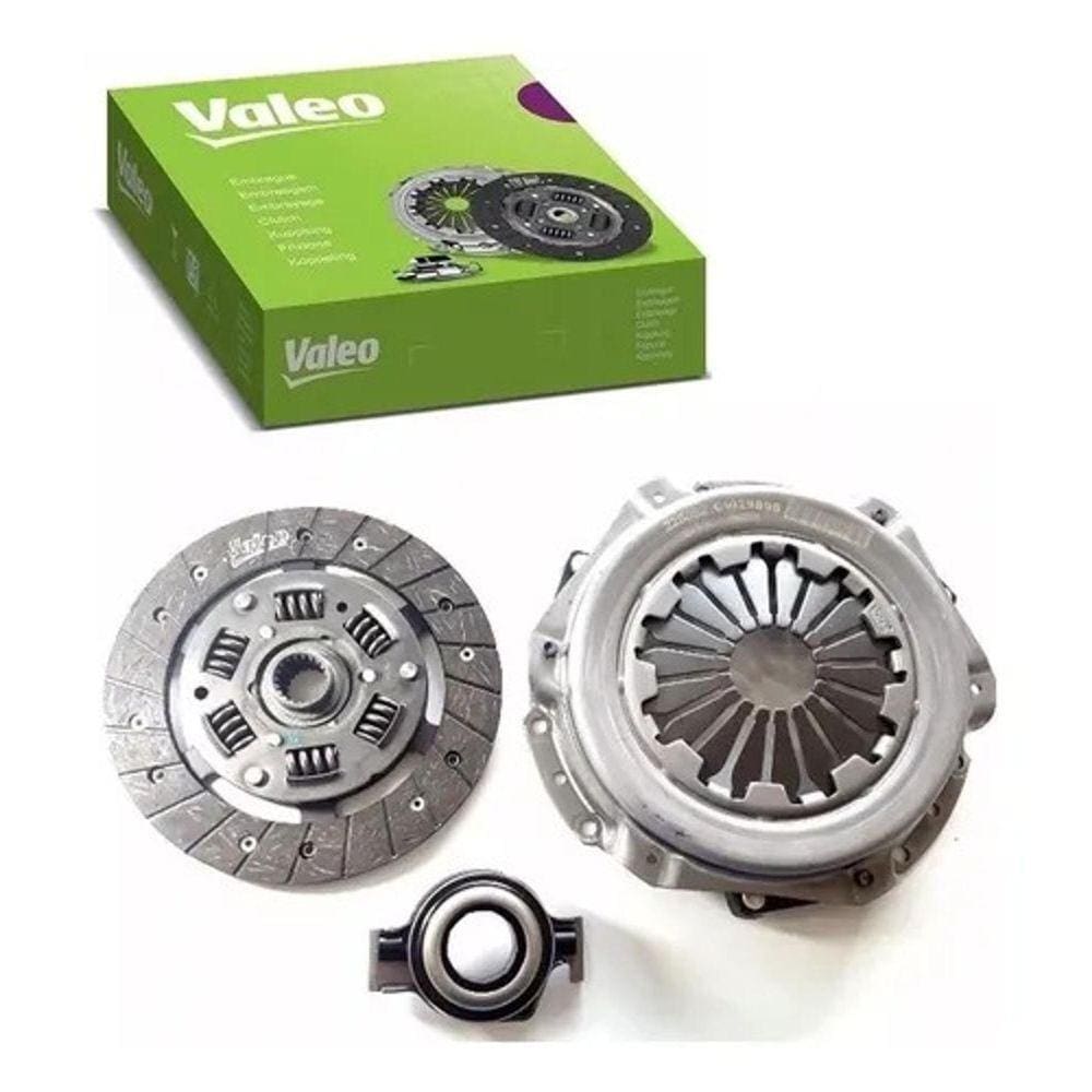 Kit de Embreagem VALEO - Plato/Disco/Rolamento - FIORINO, FIRE - 228091