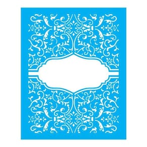 Stencil Tamako Placa Arabesco - 20X25Cm - Ref B209