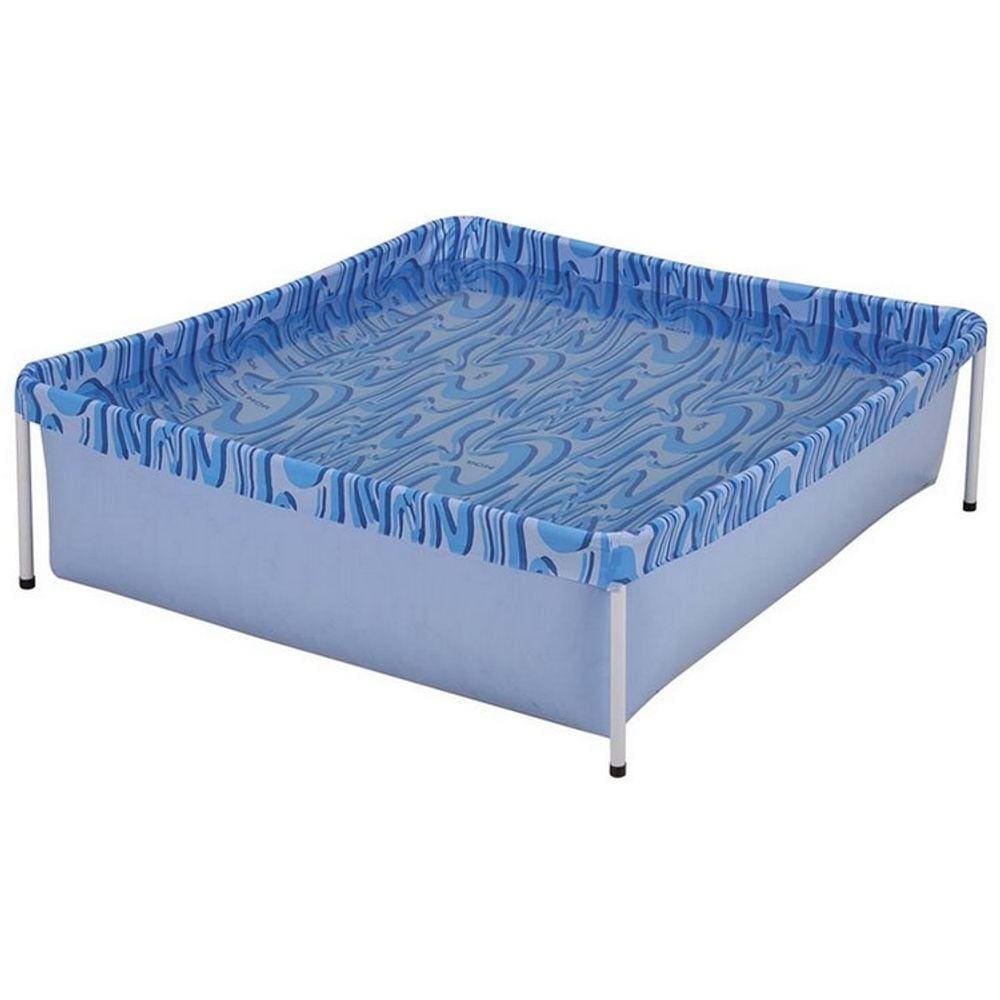 Piscina Mor 400 Litros Infantil com Válvula de Deságue Azul