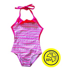 Maiô Infantil Engana Mamãe Arabesco Proteção Uv Praia Verão