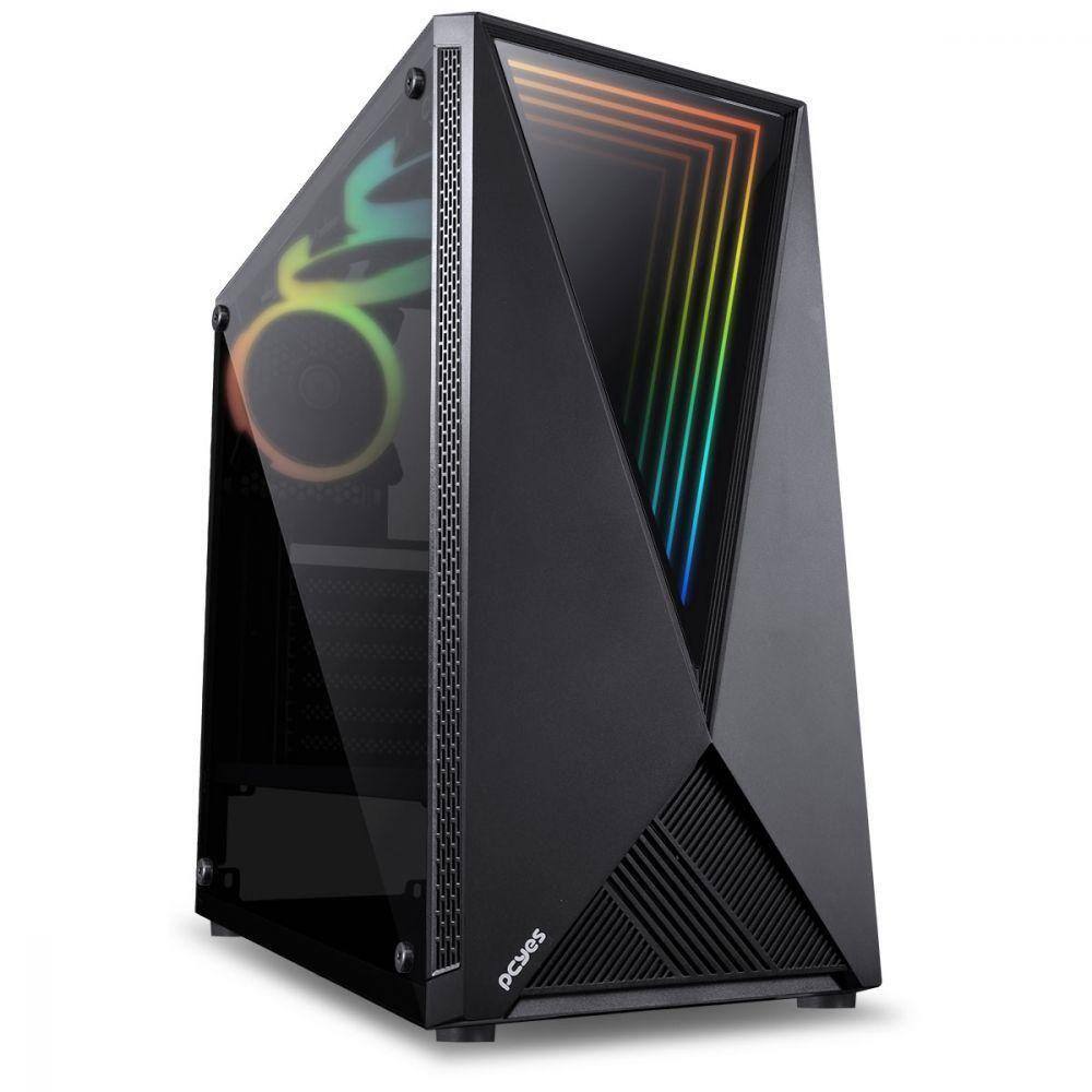 GABINETE GAMEMAX G510 OPTICAL PRETO