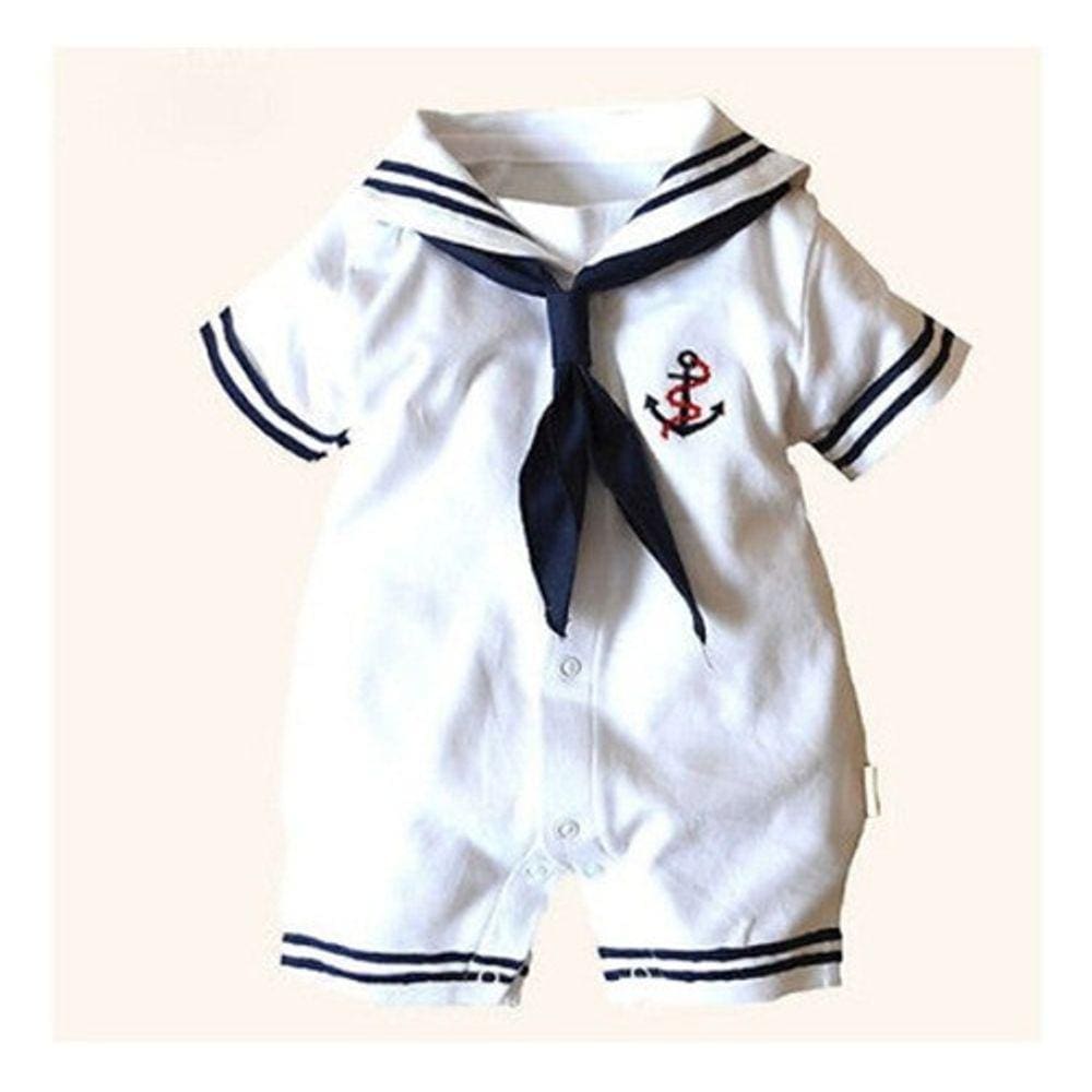 Macacão Infantil Menino Marinheiro Bebe Fantasia