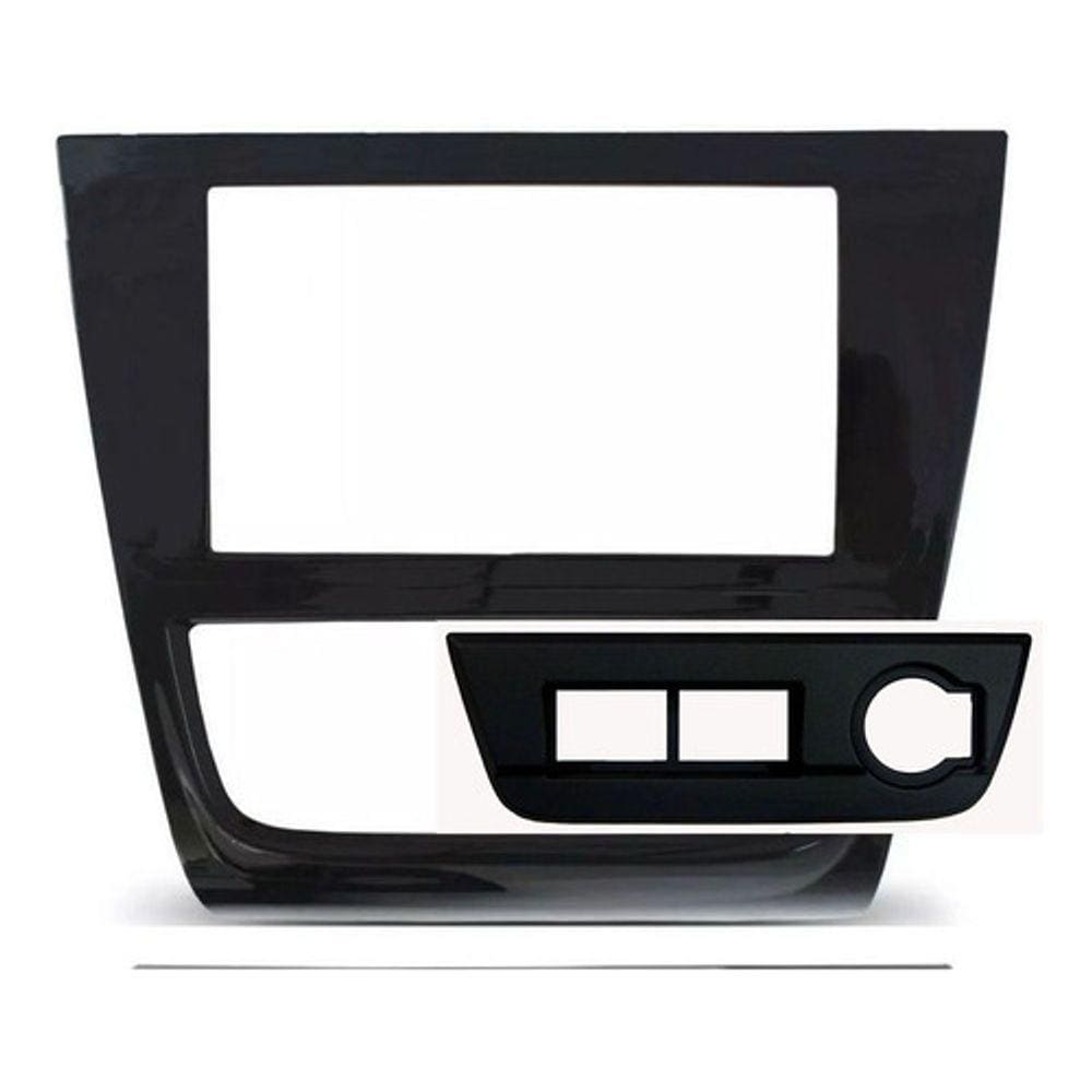 Moldura Painel 2 Din 2din Gol Voyage Saveiro G5 + Camera Ré
