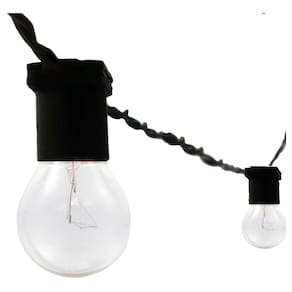 Varal de Luz Festao 5m Preto com 10 Soquetes E27 Starlux