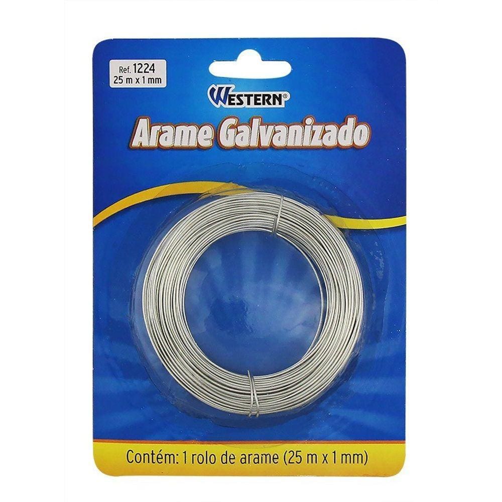 Arame Galvanizado 25m X 1mm Western 1224