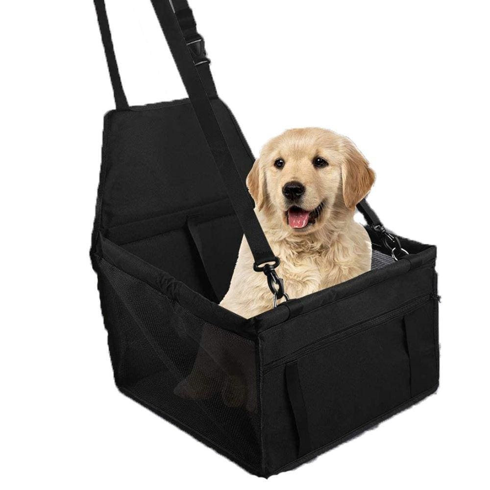 Assento Cadeirinha Carro Pet Cães Gatos Duke e Dixie Preto