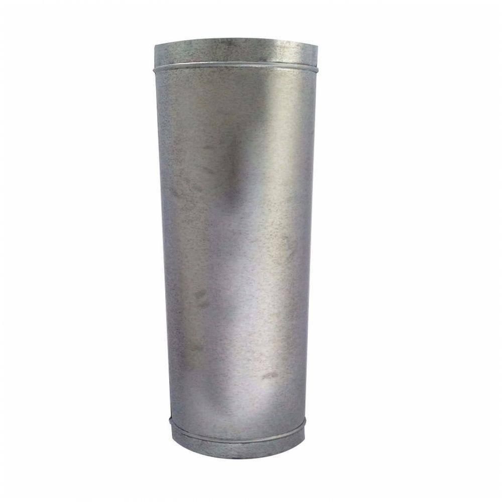 Duto Galvanizado Chaminé 250 Mm De Diâmetro 1,20 M De Altura