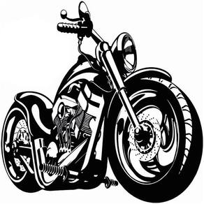 Quadro Decorativo Fabricado Em Aço Modelo Moto