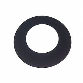 Anel De Acabamento Preto Para Laje Ou Parede Para Dutos De 150 Mm De Diâmetro