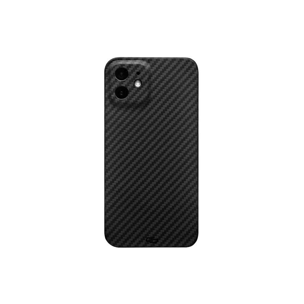 Para phone 12 Capa Case Capinha Carbono Kevlar Premium Luxo