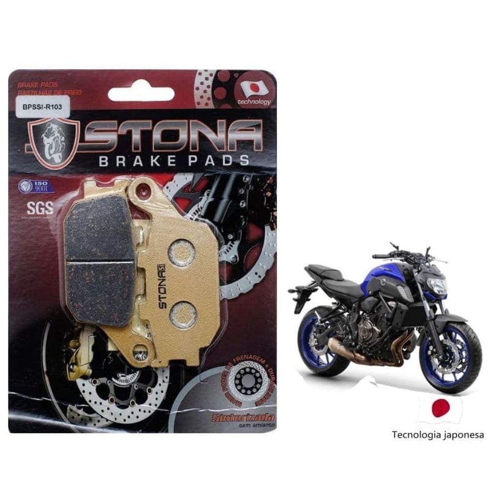 Pastilha freio traseira Sinter MT 07 Tracer 700 2016 2017