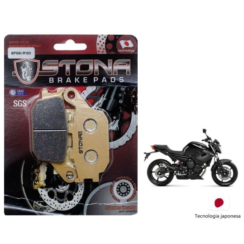 Pastilha freio traseira Stona Sinterizada XJ6 600 2014 2015