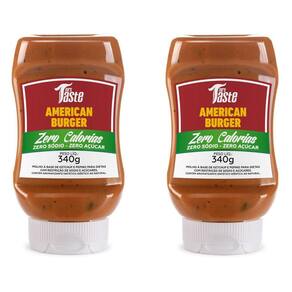 Kit 2x Molho American Burger (Sem Calorias) Mrs Taste - 340g