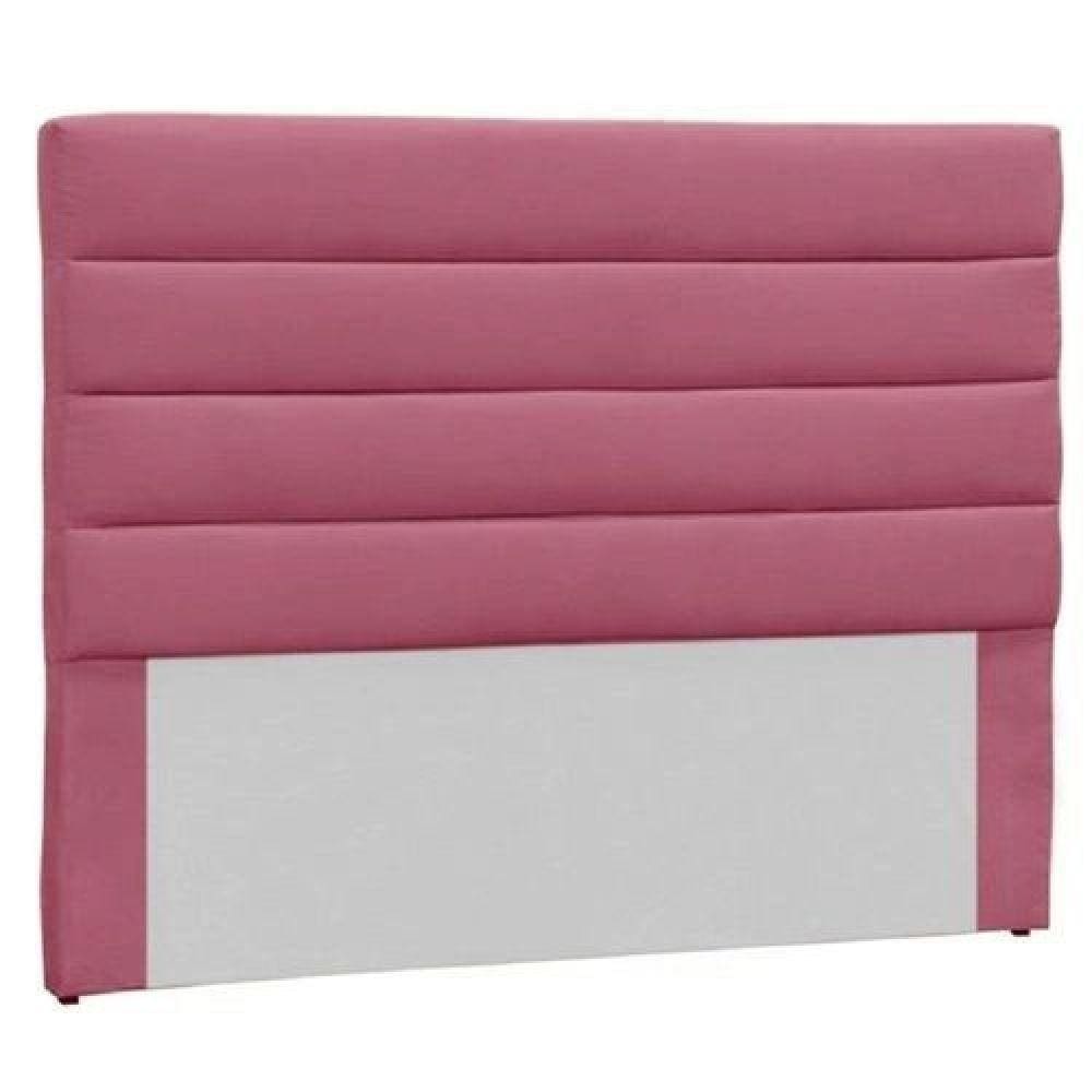 Cabeceira Casal Estofada Berlim Rosa -m&f Decor