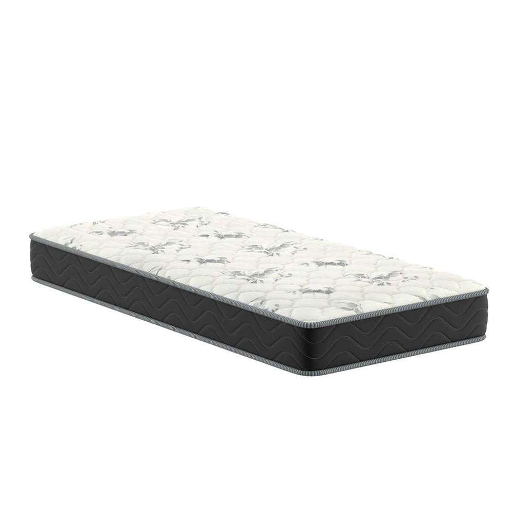 colchão solteiro jade d28 (20x88x188) preto e branco