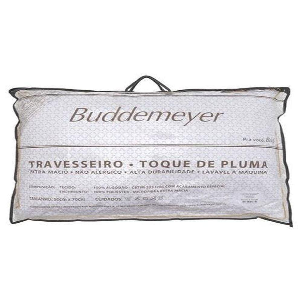 Travesseiro Buddemeyer Toque De Pluma 50X70Cm Branco