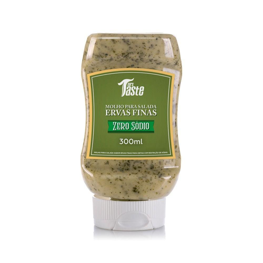 Molho Para Salada Ervas Finas (Zero Sódio) Mrs Taste - 300ml