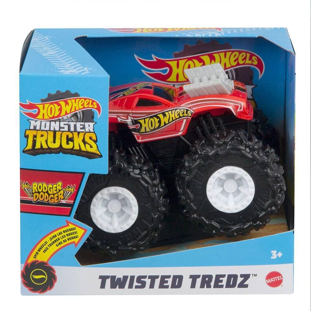HW Monster Trucks Pneus - Vermelho MATTEL