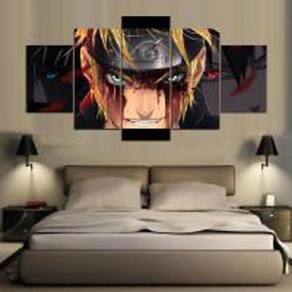 Quadro Decorativo Naruto Anime Olhos Desenho Otaku na Americanas