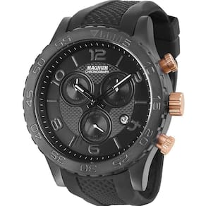 Relógio Magnum Masculino Sports MA34263Q Chronograph Prata