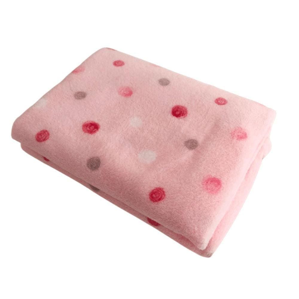 Manta Bebê Menina Cobertor Rosa Microfibra Antialérgico