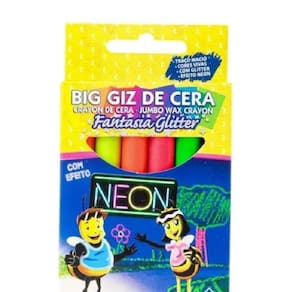 Big Giz De Cera Neon 6 Cores
