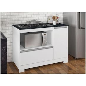 Balcão Para Cooktop Nt3050 Com 1 Gaveta Notável Branco