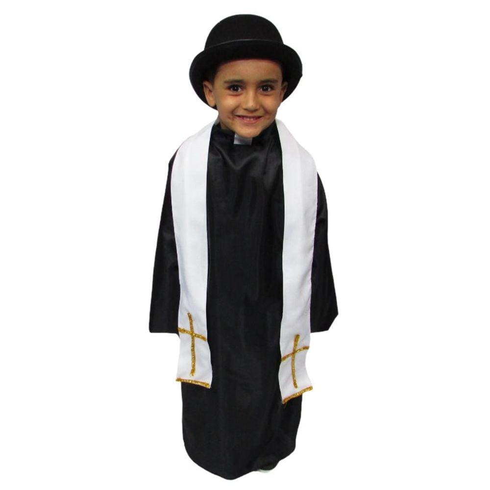 Fantasia Padre Infantil Festa Junina Halloween Zumbi Terror Carnaval