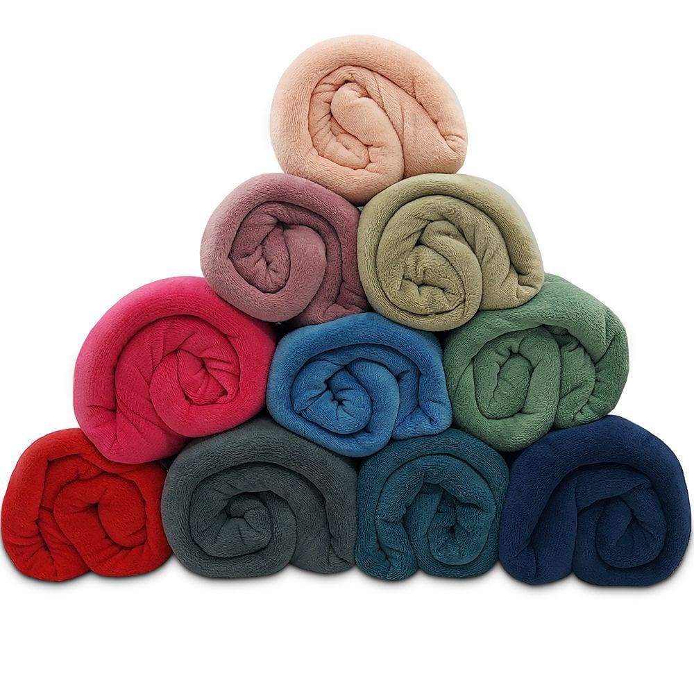 Manta Cobertor Queen 220x240cm Microfibra Soft Macia Fleece Camesa - Emcompre