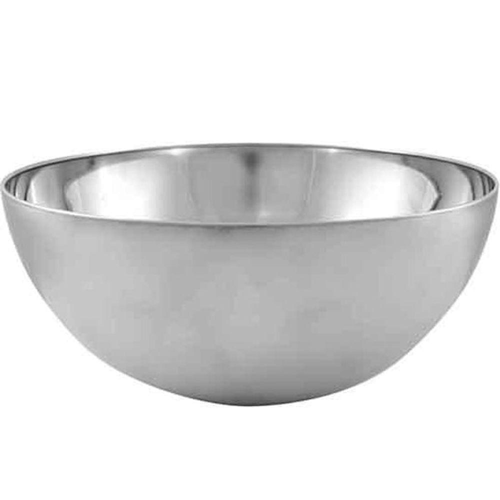 Tigela / Saladeira De Inox Redonda Funda 27,5Cm